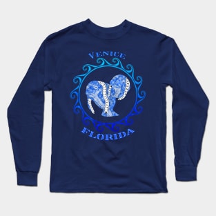 Venice Florida Vacation Tribal Manatees Long Sleeve T-Shirt